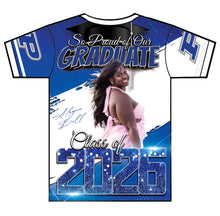 Load image into Gallery viewer, “Alayna” Custom Designed 3D Graduation shirt