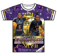 Load image into Gallery viewer, "Anwarneese" Custom Designed Graduation 3D shirt