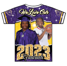 Load image into Gallery viewer, "Anwarneese" Custom Designed Graduation 3D shirt