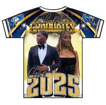 Load image into Gallery viewer, “Ary & AJ” Custom Designed Graduation shirt