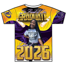 Load image into Gallery viewer, “Bernajhia” Custom Designed Graduation shirt