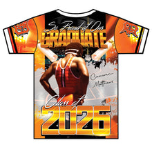 Load image into Gallery viewer, “Cameren” Custom Designed Graduation shirt