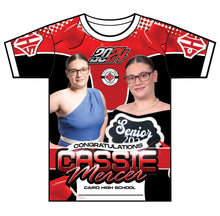 Load image into Gallery viewer, "Cassie" Custom Designed Graduation 3D shirt