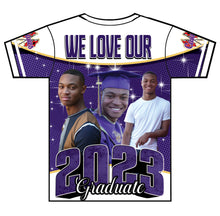 Load image into Gallery viewer, "Christian" Custom Designed Graduation 3D shirt