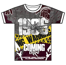 Load image into Gallery viewer, "Coffee High 96 Homecoming" Custom Designed Class Reunion 3D shirt