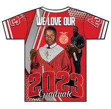 Load image into Gallery viewer, "Darius" Custom Designed Graduation 3D shirt