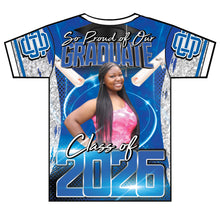 Load image into Gallery viewer, “Daryan” Custom Designed 3D Graduation shirt