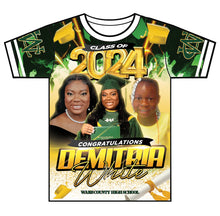 Load image into Gallery viewer, "Demitria" Custom Designed Graduation 3D shirt