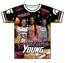 Load image into Gallery viewer, “Deneisha” Custom Designed Graduation shirt