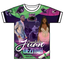 Load image into Gallery viewer, “Juan & Deziyah” Custom Designed Graduation shirt