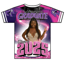 Load image into Gallery viewer, “Deziyah” Custom Designed Graduation shirt