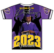 Load image into Gallery viewer, "Dontavious" Custom Designed Graduation 3D shirt