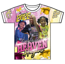 Load image into Gallery viewer, “Heaven” Custom Designed 3D Graduation shirt