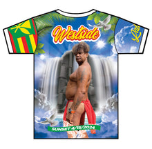 Load image into Gallery viewer, “Westside" Custom Designed Memorial 3D shirt