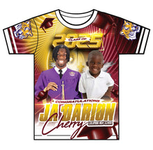 Load image into Gallery viewer, “Ja'Darion” Custom Designed Graduation shirt