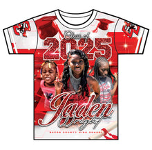 Load image into Gallery viewer, “Jaden” Custom Designed Graduation shirt