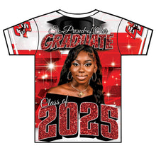 Load image into Gallery viewer, “Jaden” Custom Designed Graduation shirt
