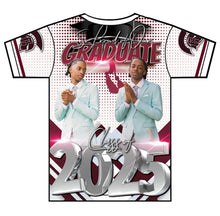 Load image into Gallery viewer, “J Wilcox” Custom Designed Graduation shirt