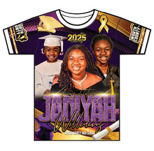 Load image into Gallery viewer, “Janiyah Williams” Custom Designed Graduation shirt