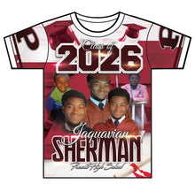 Load image into Gallery viewer, “Jaquavion” Custom Designed Graduation shirt