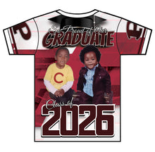 Load image into Gallery viewer, “Jaquavion” Custom Designed Graduation shirt