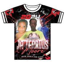 Load image into Gallery viewer, "Ja'Terrious" Custom Designed Graduation 3D shirt
