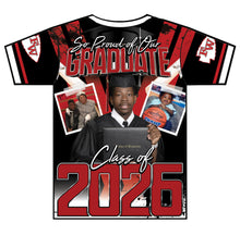 Load image into Gallery viewer, “Jhailynd” Custom Designed 3D Graduation shirt