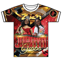 Load image into Gallery viewer, “Jordin” Custom Designed 3D Graduation shirt