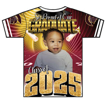 Load image into Gallery viewer, “Kadarius” Custom Designed Graduation shirt