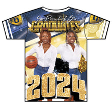 Load image into Gallery viewer, "Twins" Custom Designed Graduation 3D shirt