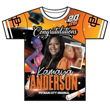Load image into Gallery viewer, “Kamaya A” Custom Designed Graduation shirt