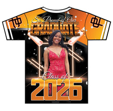 Load image into Gallery viewer, “Kamaya A” Custom Designed Graduation shirt