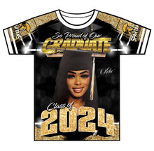 Load image into Gallery viewer, "Keke" Custom Designed Graduation 3D shirt