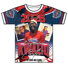 Load image into Gallery viewer, “Kwaliq” Custom Designed 3D Graduation shirt