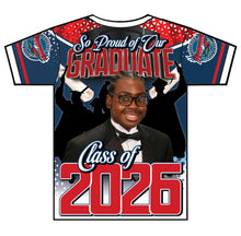 Load image into Gallery viewer, “Kwaliq” Custom Designed 3D Graduation shirt