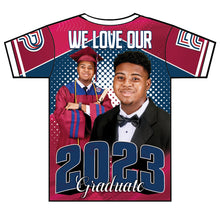 Load image into Gallery viewer, "Lazavious Kelly" Custom Designed Graduation 3D shirt