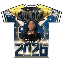 Load image into Gallery viewer, “MaHayley” Custom Designed 3D Graduation shirt