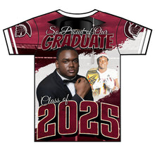 Load image into Gallery viewer, “Mykevius” Custom Designed Graduation shirt