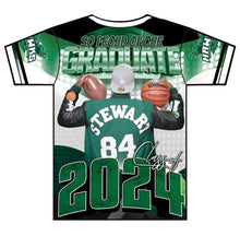 Load image into Gallery viewer, "Robert Stew" Custom Designed Graduation 3D shirt