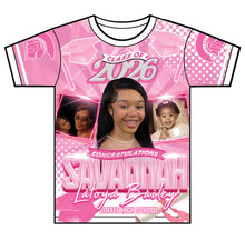 Load image into Gallery viewer, “Savannah” Custom Designed 3D Graduation shirt