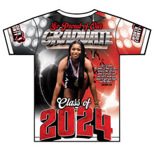 Load image into Gallery viewer, "Shyanne" Custom Designed Graduation 3D shirt