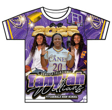 Load image into Gallery viewer, “Tany'ah” Custom Designed Graduation shirt