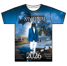 Load image into Gallery viewer, “The marathon continues” Custom Designed 3D Graduation shirt