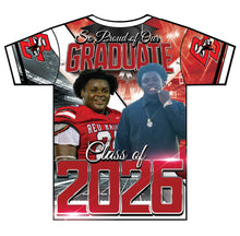 Load image into Gallery viewer, “Theron” Custom Designed 3D Graduation shirt