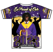 Load image into Gallery viewer, "Tyrell" Custom Designed Graduation 3D shirt