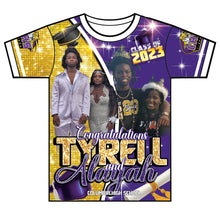 Load image into Gallery viewer, "Alayah and Tyrell" Custom Designed Graduation 3D shirt