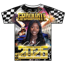 Load image into Gallery viewer, “Last Lap” Custom Designed 3D Graduation shirt