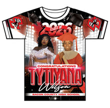 Load image into Gallery viewer, “Tytiyana” Custom Designed 3D Graduation shirt