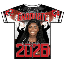 Load image into Gallery viewer, “Tytiyana” Custom Designed 3D Graduation shirt