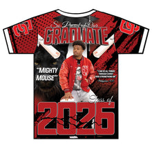 Load image into Gallery viewer, “Mighty Mouse” Custom Designed 3D Graduation shirt